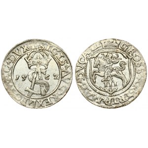 Lithuania 3 Groszy 1562 Vilnius. Sigismund II Augustus (1545-1572) - Lithuanian coins Vilnius; variety ...