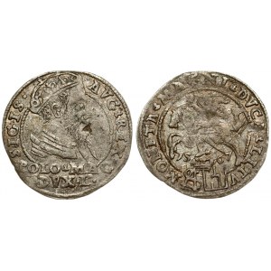 Lithuania 1 Grosz 1567 Tykocin. Sigismund II Augustus (1545-1572). Averse: Crowned bust facing right. Reverse...