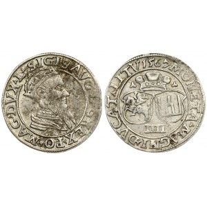 Lithuania 4 Groszy 1567 Vilnius. Sigismund II Augustus (1545-1572) Averse...