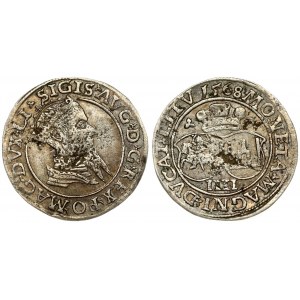 Lithuania 4 Groszy 1568 Vilnius. Averse: Crowned bust of Sigismund August of Poland to the right. Lettering: .SIGIS.AVG...