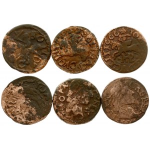 Lithuania 1 Solidus (1666) Fake from that period John II Casimir Vasa (1649–1668). Averse...