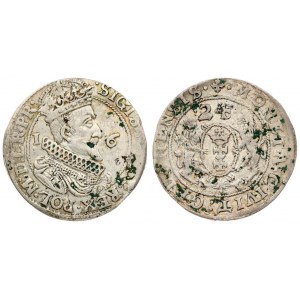 Poland Gdansk 1 Ort 1624 Sigismund III Vasa (1587-1632) ort 1624. Gdansk. Averse PR end with a dot at the end. Silver...
