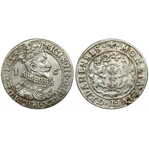Poland Gdansk 1 Ort 1624/3 Sigismund III Vasa (1587-1632). Averse Lettering: SIGIS III D G REX POL M D L R PRV...