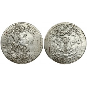Poland Gdansk 1 Ort 1624/3 Sigismund III Vasa (1587-1632). Averse Lettering: SIGIS III D G REX POL M D L R PR/R...