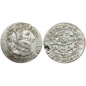Poland Gdansk 1 Ort 1624/3 Sigismund III Vasa (1587-1632). Averse Lettering: SIGIS III D G REX POL M D L R PR...