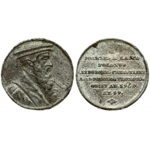 Poland Medal (1725) the reformer Johannes a Lasco. August II (1697-1733). Sn.-Medal n.d. (1725...