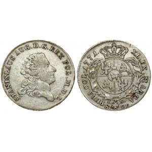 Poland 8 Groszy 1771 IS Stanislaus Augustus(1764–1795). Averse: Head right. Averse Legend...