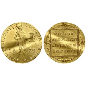 Netherlands 1 Ducat 1829 St Petersburg Mint. Imitating a gold Ducat of Willem I Rare Russia 1 Ducat 1829...
