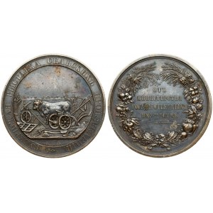 Russia Medal (1846) for provincial exhibitions of rural works. From the Ministry of State Property. SPb Mint. Medalists...