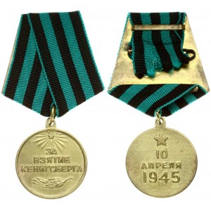 Russia USSR Medal (1945) 'For the capture of Konigsberg'...