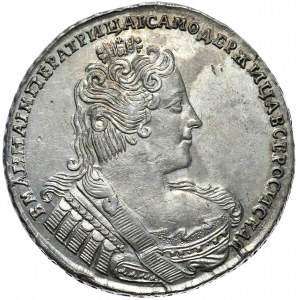 Rosja, Anna, rubel 1733
