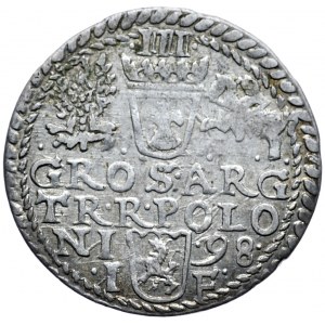 Zygmunt III Waza, trojak 1598, Olkusz, POLONI, nieopisany