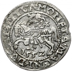 Zygmunt II August, półgrosz 1552, Wilno, LI/LITVA, nieopisany