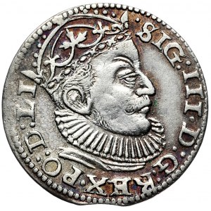 Zygmunt III Waza, trojak 1589, Ryga