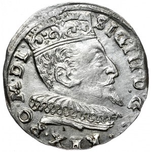 Zygmunt III Waza, Trojak 1595, Wilno, Chalecki i Prus