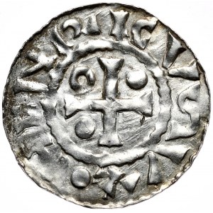 Niemcy, Henryk II Kłótnik, denar, Ratyzbona