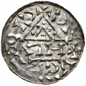 Niemcy, Henryk V Mozelski 1018-26, denar, Ratyzbona