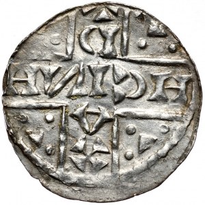 Niemcy, Henryk V Mozelski 1018-26, denar, Ratyzbona