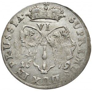 Prusy Księstwo, Fryderyk Wilhelm, szóstak 1679, Królewiec, rzadszy rocznik