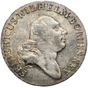 Prusy, Fryderyk Wilhelm II, 4 grosze 1797 A, Berlin