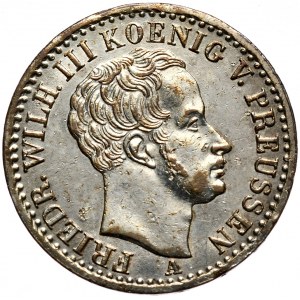 Niemcy, Prusy, Fryderyk wilhelm III, 1/6 talara 1825 A, Berlin