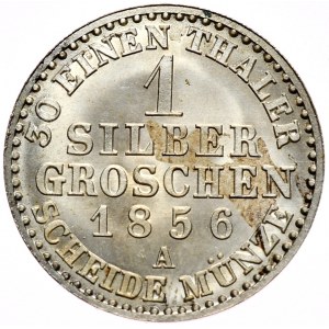 Niemcy, Prusy, 1 silbersgroschen 1856 A, Berlin