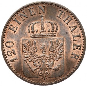 Niemcy, Prusy, 3 fenigi 1862 A, Berlin