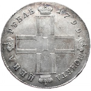 Rosja, Paweł I, rubel 1799