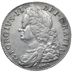 Anglia, Jerzy II, 1/2 korony (halfcrown) 1746, Londyn