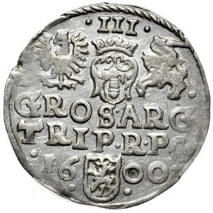 Zygmunt III Waza, trojak 1600, Wschowa, F? obok Orła