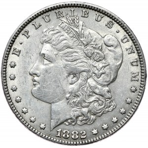 USA, dolar 1882 Morgan, Filadelfia