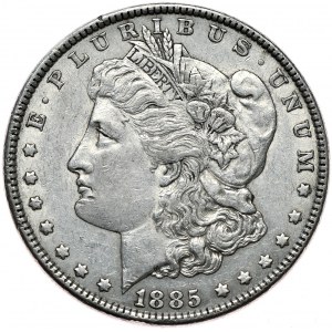 USA, dolar 1885 Morgan, Filadelfia