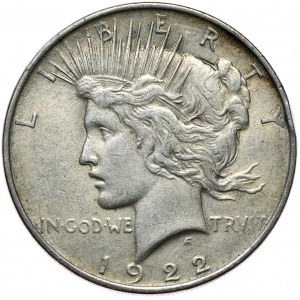 USA, dolar 1922, typ Peace