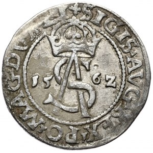 Zygmunt II August, trojak 1562 Wilno, LI/LI
