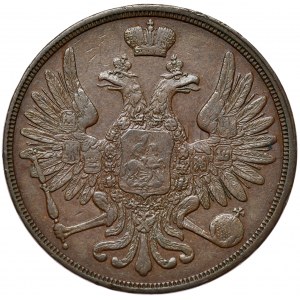 Zabór rosyjski, Mikołaj I, 3 kopiejki 1850 BM, Warszawa