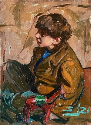 Sławomir J. Siciński, Studium chłopca z drewnianym konikiem