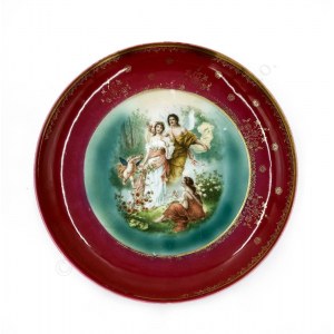 Decorative plate-Dream of a country girl