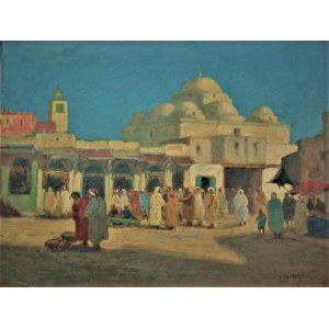 E.Gotthek,Rynek w Tunisie,1907