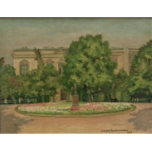 Błażej Iwanowski(1889-1966),Park przed pałacem,1964