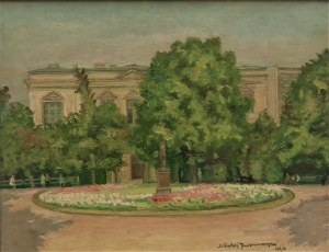 Błażej Iwanowski(1889-1966),Park przed pałacem,1964
