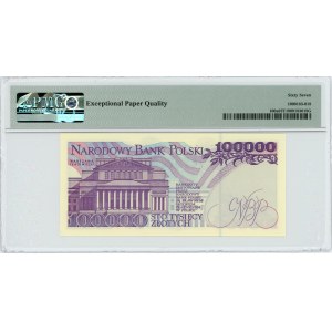 100.000 złotych 1993 - seria AE - PMG 67 EPQ