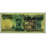 500.000 złotych 1990 - RZADSZA seria C - PMG 66 EPQ