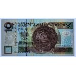 10 złotych 1994 - seria KI - PMG 65 EPQ - niski numer 0000013