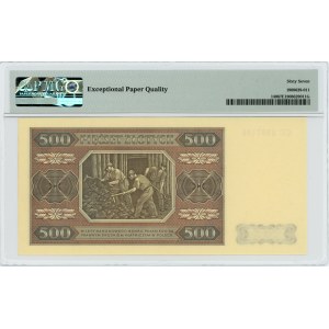 500 złotych 1948 - seria CC - PMG 67 EPQ