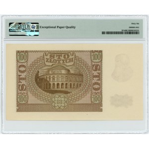 100 złotych 1940 - Fałszerstwo ZWZ - seria B - PMG 66 EPQ