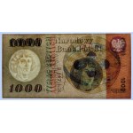 1000 złotych 1965 - seria B - PMG 63
