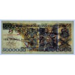 5.000.000 złotych 1995 - seria AA 0000000 - ARK - REPLIKA WZÓR