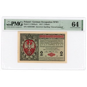 2 marki polskie 1916 - jenerał - seria A - PMG 64