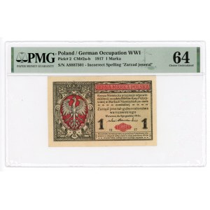 1 marka polska 1916 - jenerał - seria A - PMG 64