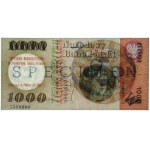 1000 złotych 1965 - WZÓR / SPECIMEN - PMG 64 EPQ - RZADKOŚĆ